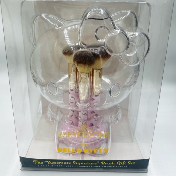 Hello Kitty Makeup Brush Set - Pink